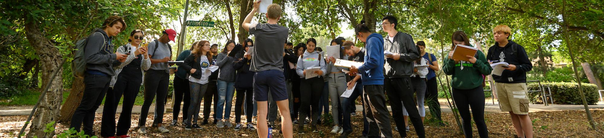 Diverse students together